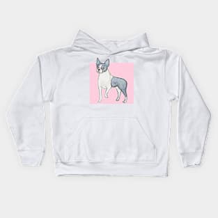 Boston terrier Kids Hoodie